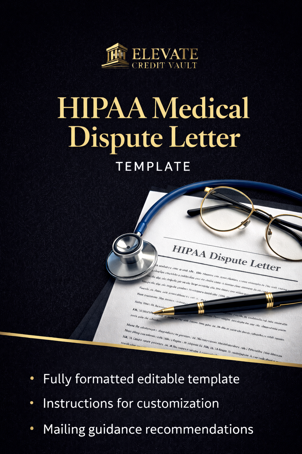HIPAA Medical Dispute Letter (Template)