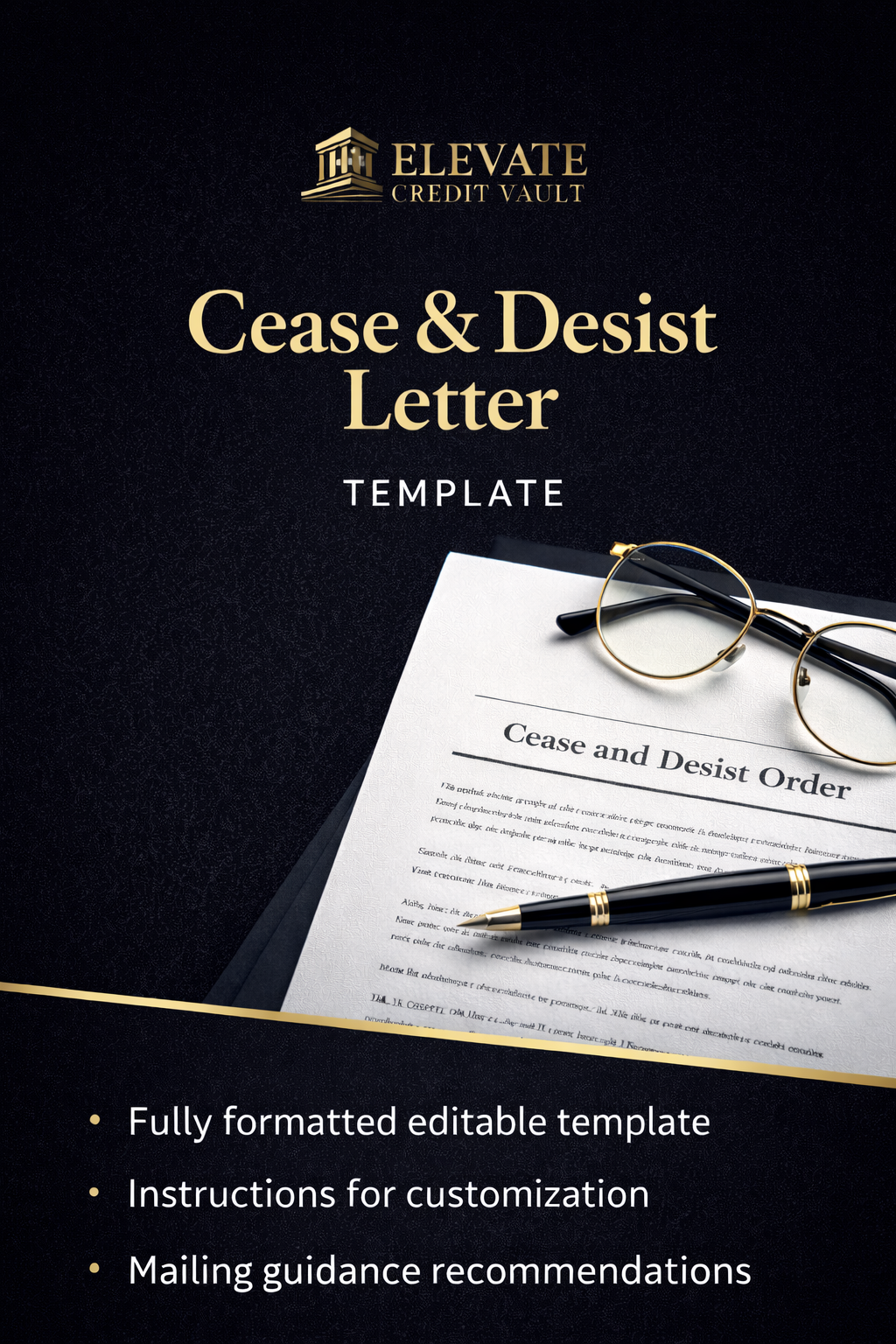 Cease & Desist Letter (Template)
