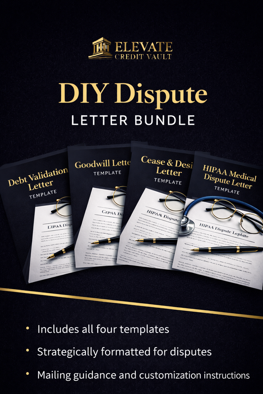 DIY Dispute Letter Bundle
